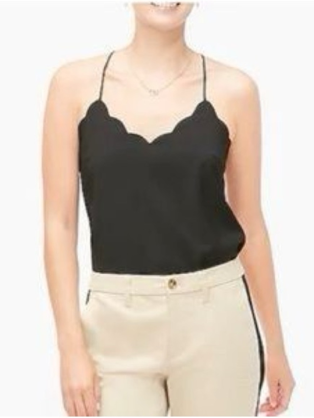 Two Black Camisoles— J. Crew & Nordstrom